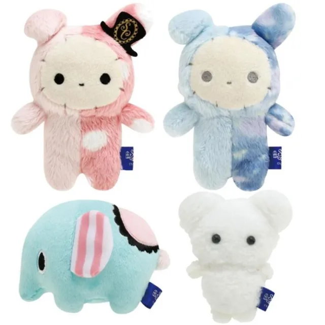 San-X Sentimental Circus Mini Stuffed Toy 4 Types Set Plush (Sky Blue Daydream)