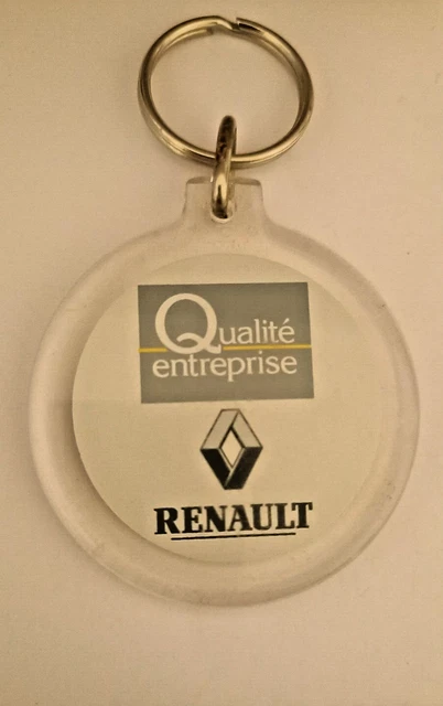 Porte clés années 60/70 : RENAULT - QUALITE ENTREPRISE .