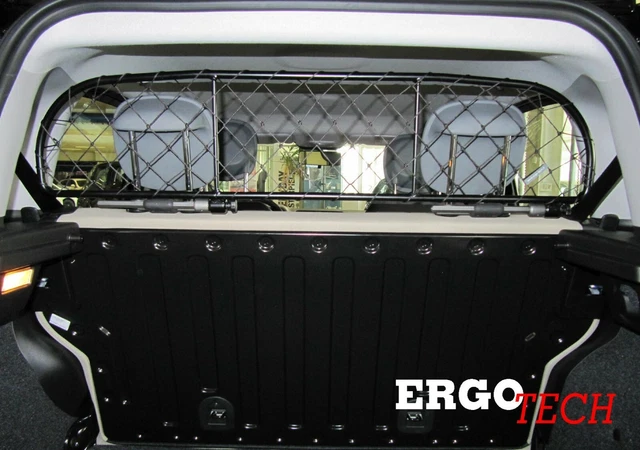 Divisorio Rete Per Fiat Qubo - ERGOTECH RDA65-XXL, Per Cani E Bagagli, Crash Testato