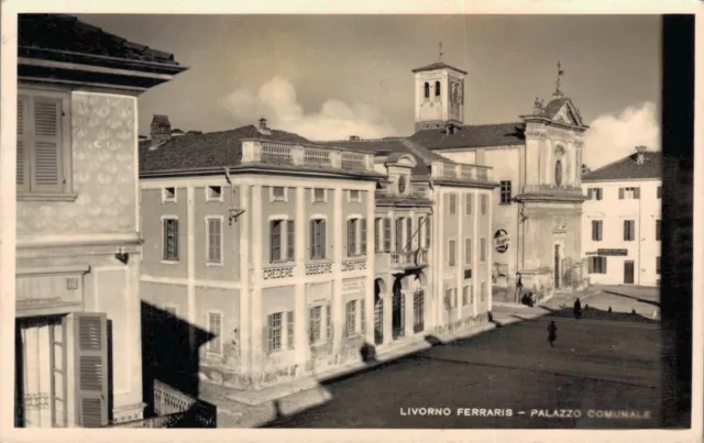 Vercelli Livorno Ferraris palazzo Comunale F. Piccolo  spedita