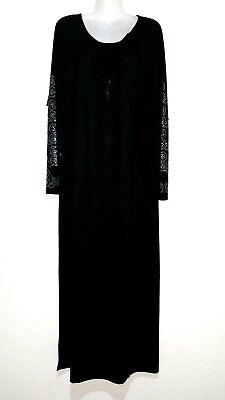 Abaya Maxikleid Djellaba arabisches Kleid Jellabiya Jalabiya Abendkleid Gr XL 