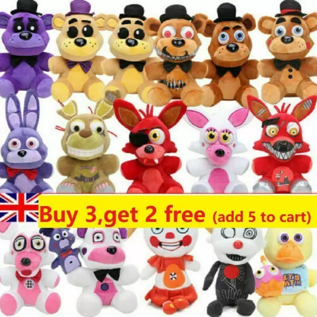 FNAF Five Nights at Freddy's 10 Plush Doll Toy Fazbear Sanshee Doll New