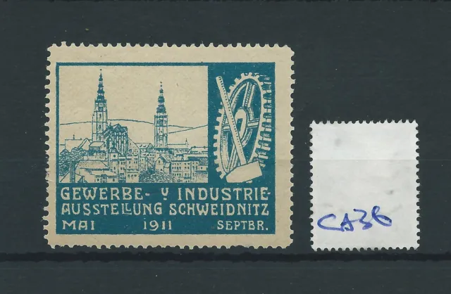 wbc. - CINDERELLA/POSTER - CA36 - EUROPA - GEWERBE V INDUSTRIE SCHWEIDNITZ -1911