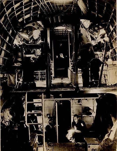 World War II Short Sunderland Flying Boat patrol bomber aircraft 1944 OLD PHOTO