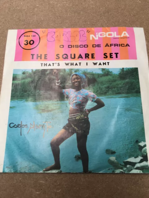 The Square Set- That's What I Want 7"/45 Angola Single Jazz Blues 1968