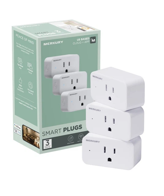 Smart Plug 4-Pack - Works With Alexa & Google Home, WiFi Control, Scheduling