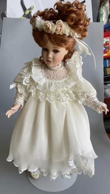 Seymour Mann Pamala Phillips Melissa doll 19” bride porcelain LE 106/5000