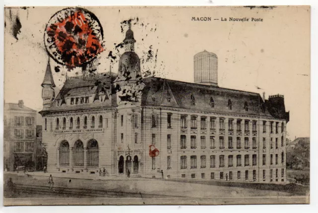 LA POSTE theme - Post Office - CPA 71 - MACON - Post Office