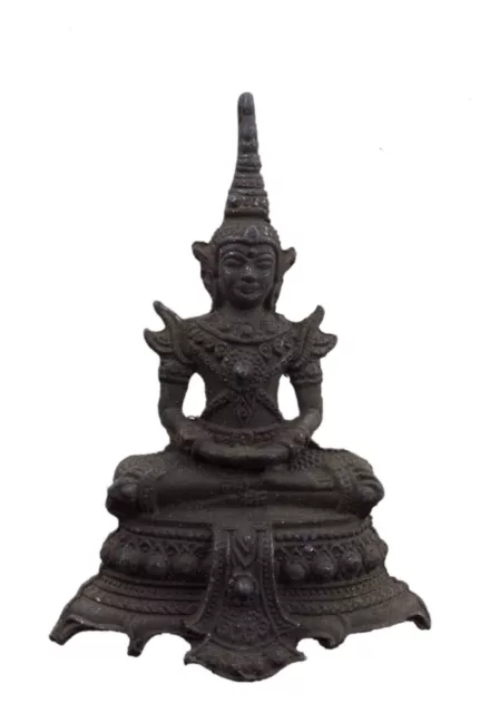 Amulett Buddha Thailand Phra Kaew Morakot Figürchen Miniatur 1122 D57
