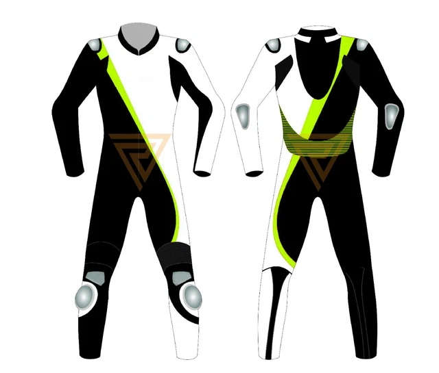 Motorcycle Suit Motorbike Leather Riding Suit Racing/Street Custom Made 1Pc 2Pc