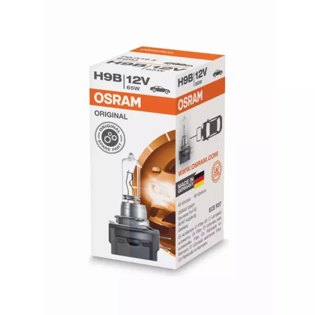 OSRAM H9B 12V Bombilla Proyector Alejado PGJY-5 64243 Lámpara de Auto