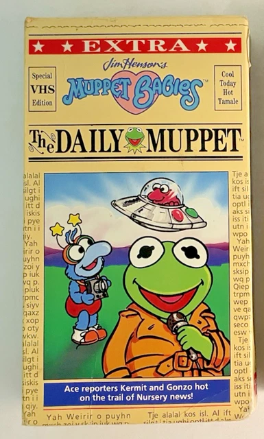 Daily Muppet MUPPET BABIES, THE Daily Muppet, McDonalds Rare, VHS Tape 1988, Jim ...