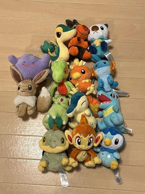 LOT PELUCHE POKEMON Snorlax Squirtle Bulbasaur pichu EUR 84,51