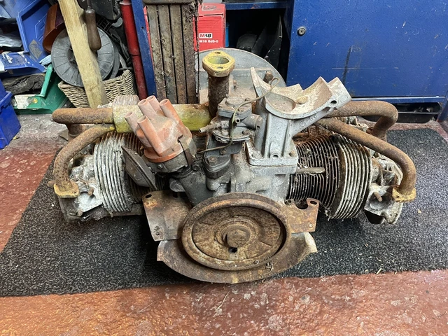 CLASSIC VW BEETLE Air Cooled Engine Restoration Project Barn Find £100. ...
