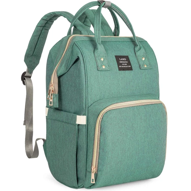 Baby Diaper Nappy Changing Backpack Mummy Large Multi-Function Travel Bag US
