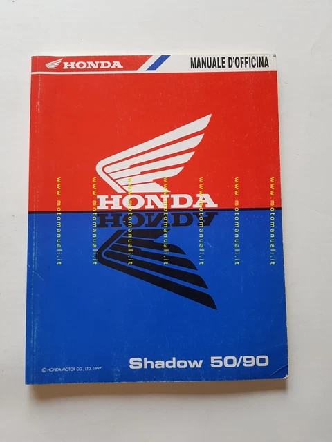 HONDA SHADOW 50-90 1997 manuale officina ITALIANO originale