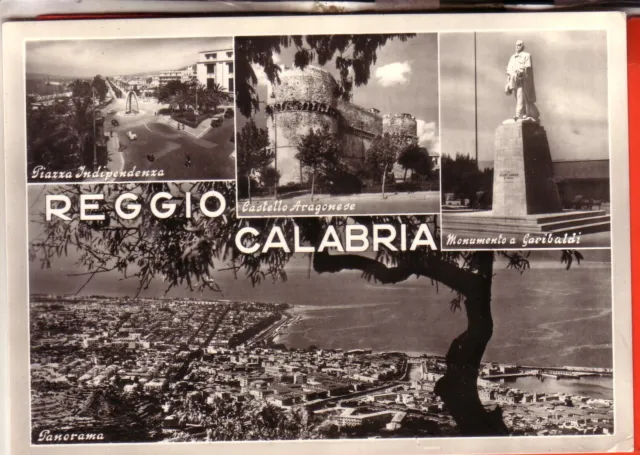 Cartolina  Reggio Calabria  B/N  Viaggiata 1961 Vedute     Regalo