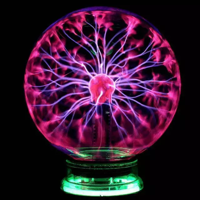 NUOVE luci da tavolo grandi Glass Magic Plasma Ball Light Sphere Night Lamp Tou