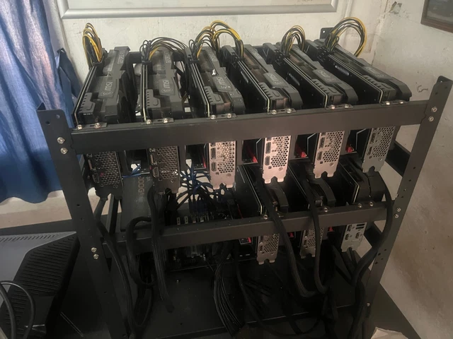 Crypto,Btc,Eth Gpu Mining Rig, Gpu Mining Machine For Sale 9 X Rtx 3070 Ti