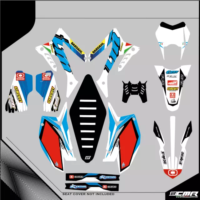 Kit Grafiche Adesivi Crystal  MX TM SXC 2015 2016 2017 2018 2019