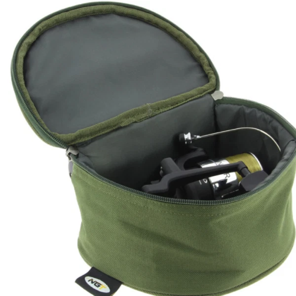 NGT Fishing Reel Case For Large Big Pit Reels Padded Reel Cases Carp Coarse Pike