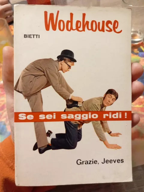 Libro Grazie Jeeves Se Sei Saggio Ridi  Wodehouse Bietti 1966