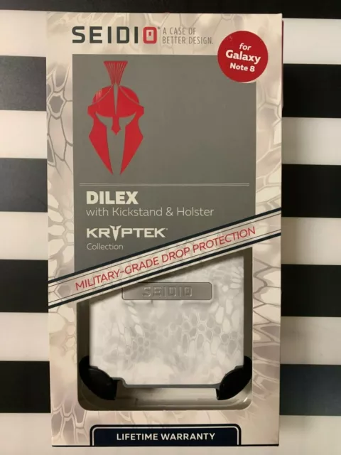 SEIDIO DILEX w/ Kickstand & Holster - Samsung Galaxy NOTE 8 KRYPTEK Yeti *N*E*W*