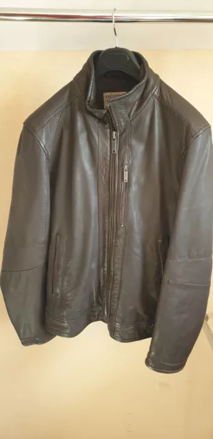 BLOUSON CUIR CHEVIGNON Legend Label marron Taille L EUR 150 00