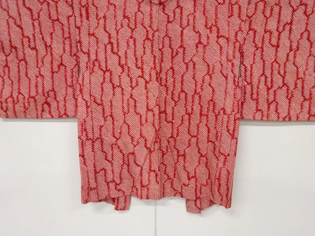 6745851: Japanese Kimono / Vintage Haori / All Shibori / Abstract Pattern