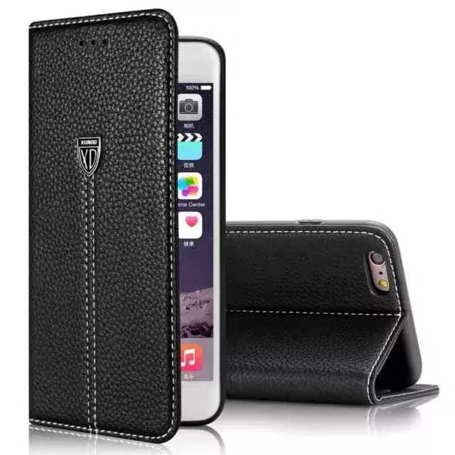 Handy Tasche für Apple IPhone Xs Schutz Hülle Flip Cover Case Etui Schale