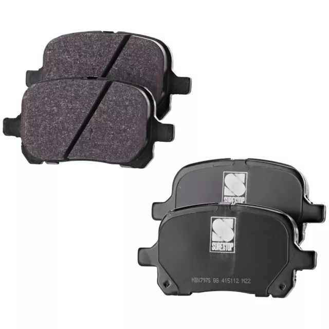 Front Ceramic Brake Pad Set For 1997-2001 Toyota Camry 3.0L Engines