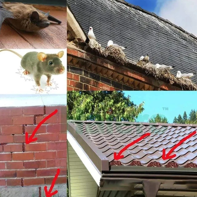 Pure Mesh Knitted Soffit Mesh Rodent Slug Snail Rats Blockers Control G1E1