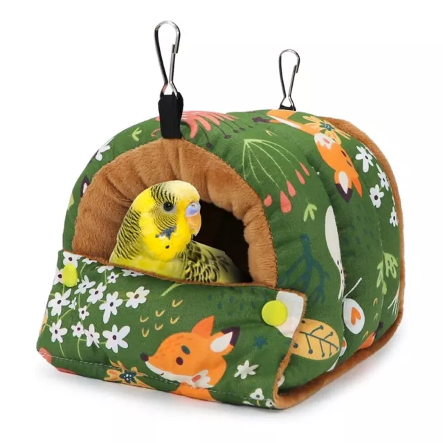 Bird Nest House Winter Warm Snuggle Hut Bird Bed Hanging Hammock for5889