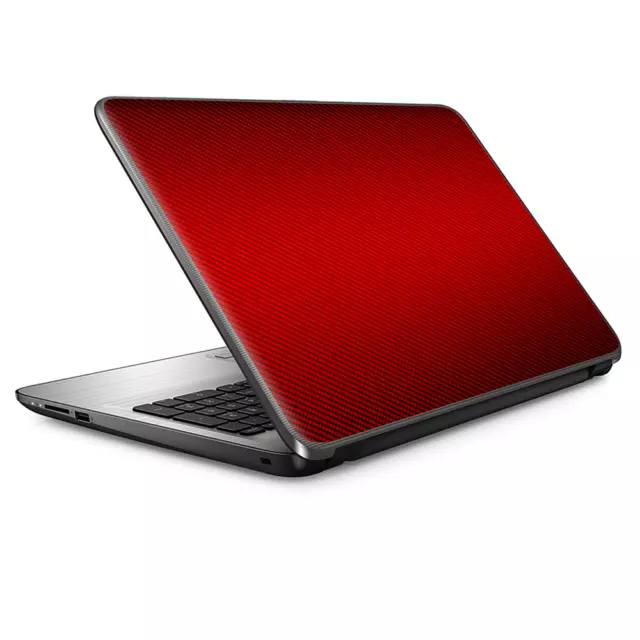 Laptop Skin Wrap Universal for 13 inch - Red Carbon Fiber look