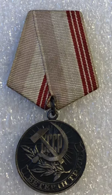 Orden Medaille Veteran der Arbeit UdSSR.100% Echt.