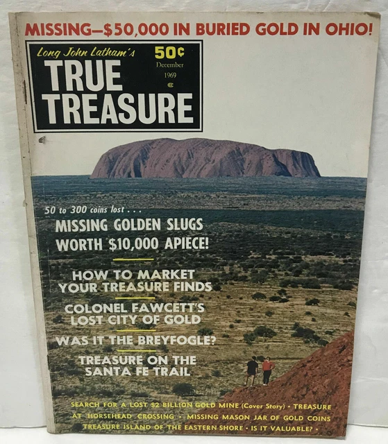 True Treasure Magazine Dec 1969 Vintage Hunting Lost Mines Sunken Buried True Treasure Magazine Dec 1969 Vintage Hunting Lost Mines Sunken Buried