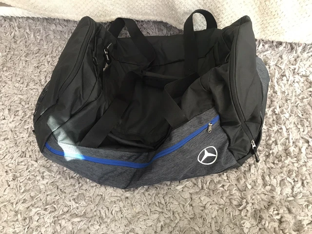MERCEDES BENZ SPORTS TRAVEL Gym Black Holdall Duffle Bag 75.00