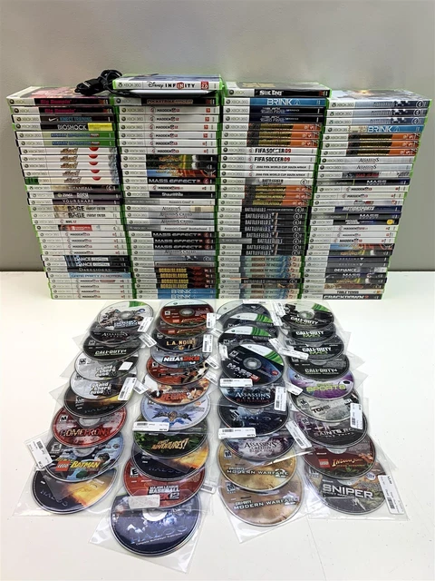 Lot of 159 - Microsoft Xbox 360 Games - Crackdown 2, Mass Effect, Defiance