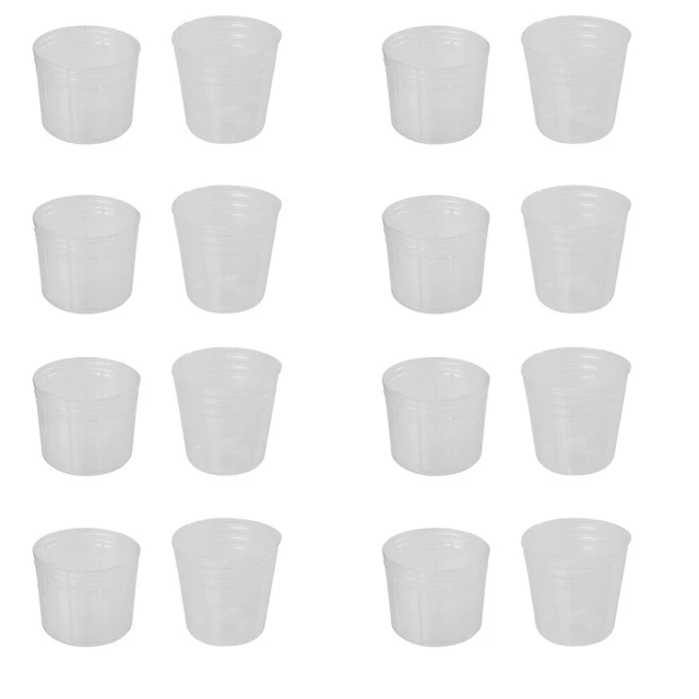 Jenngaoo 50 Vasi Idroponici A Rete In Plastica PP, 5,5x3,5 Cm, Cestini Per Piantine Da Giardino