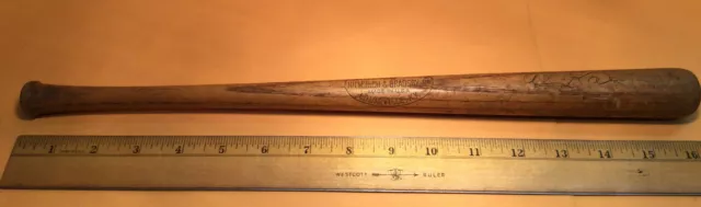 Vtg Al Kaline Hillerich & Bradsby 125 Louisville Slugger Mini Bat Detroit Tigers