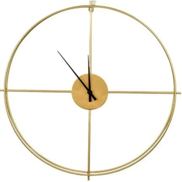 Big Art Small Price - Metal Wall Clock Modern Design - 13.7" Diameter