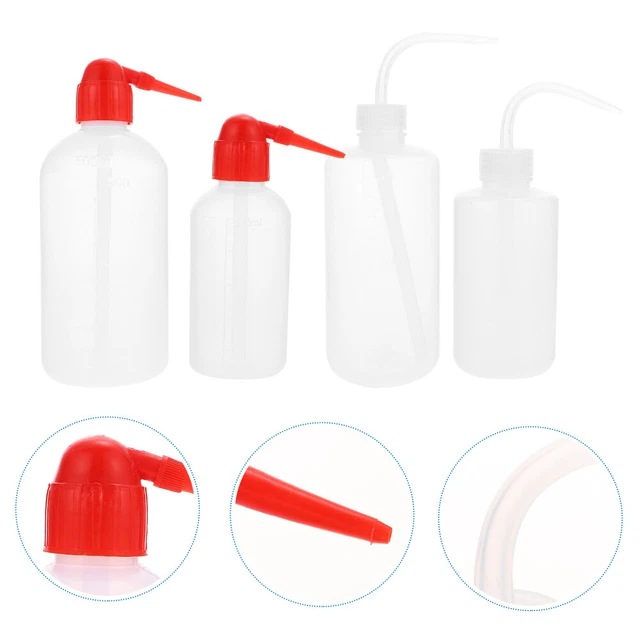 4pcs Rinçage Bouteille De Nettoyage À Laver Bouteille