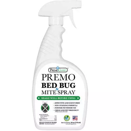 Bed Bug & Mite Killer - 24 oz - All Natural Non Toxic - Premo Guard