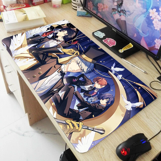 persona 3 amamiya ren Anime Desk Mouse Pad Mat Large Keyboard Mat 40X70cm T4