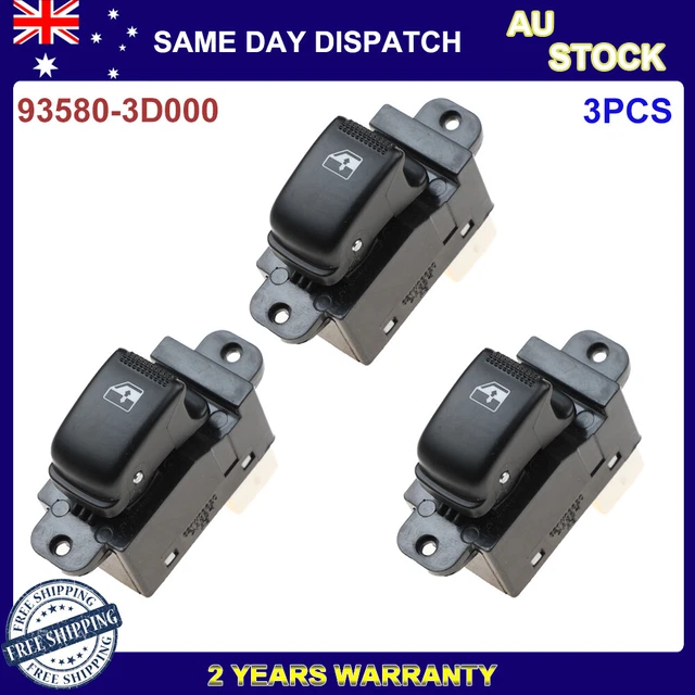 3X Window Switch Control Passenger For Hyundai Sonata Elantra Kia 93580-3D000