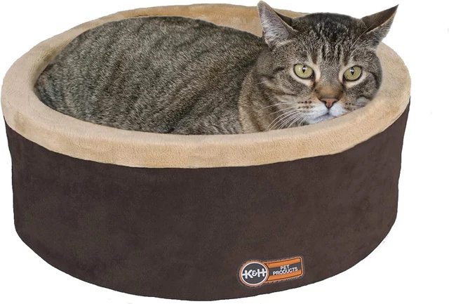 Heated Cat Bed - 20 Inches Round