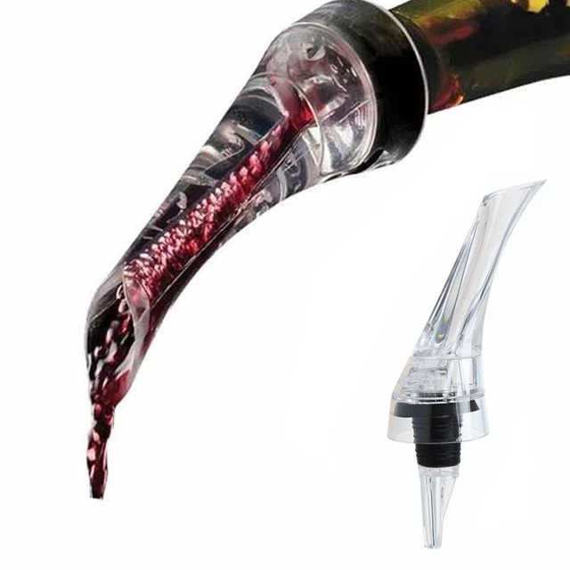 Decanter aeratore bottiglia di vino rosso beccuccio versatore aeratore barra fai da te B5P6 versatori A4D5