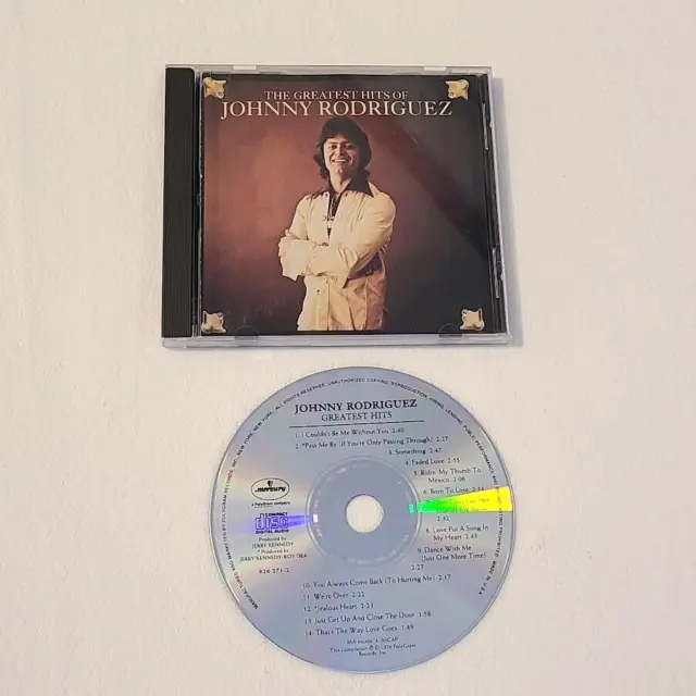 THE GREATEST HITS OF JOHNNY RODRIGUEZ CD ~ Good Condition!!!