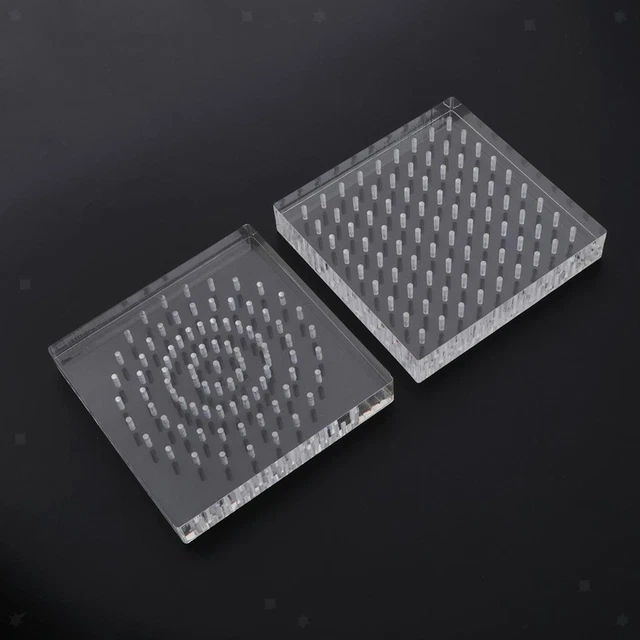 Herramientas de placa base de modelado de arcilla de arcilla modelo acrílico de 4 pulgadas