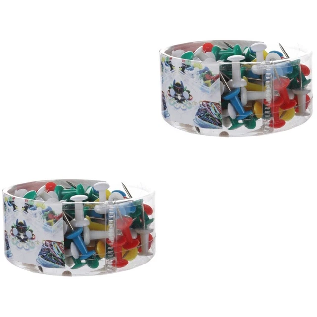 200 piezas de pulgares decorativos pushpin
